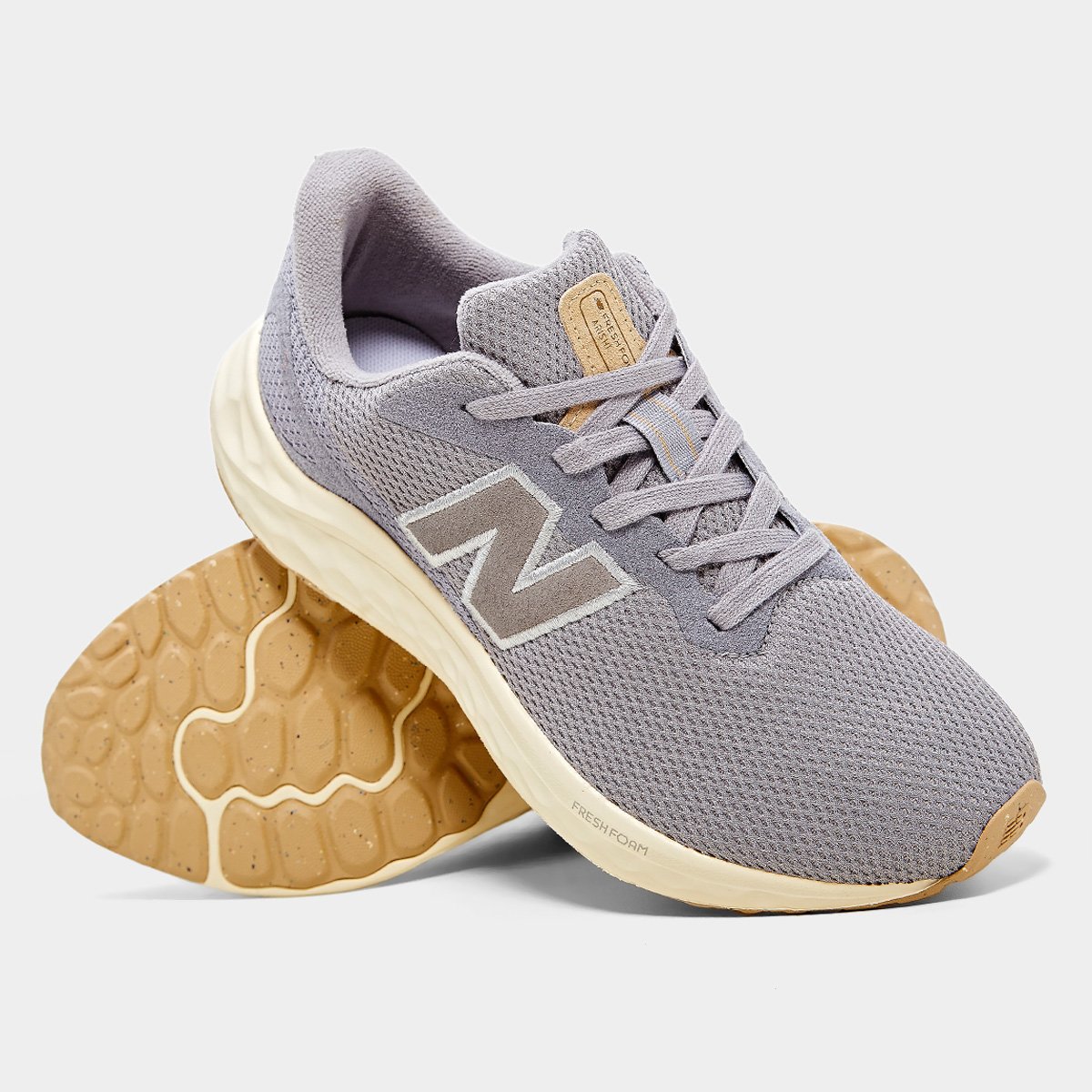 Miniatura Tênis New Balance Fresh Foam Arishi V'4 Feminino Cinza+Chumbo - 34