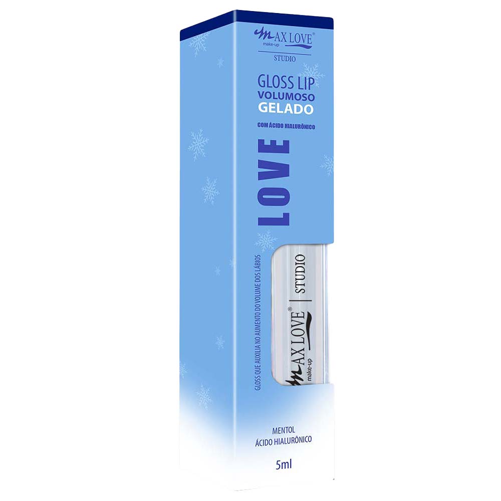 Miniatura Gloss Labial Max Love - Lip Volumoso Gelado 100