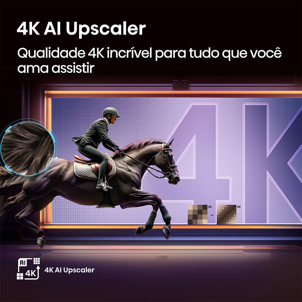 Miniatura Smart TV Hisense QLED 4K 85" Polegadas com Dolby Vision, Dolby Gaming, Alexa e Google - 85Q7QG Bivolt