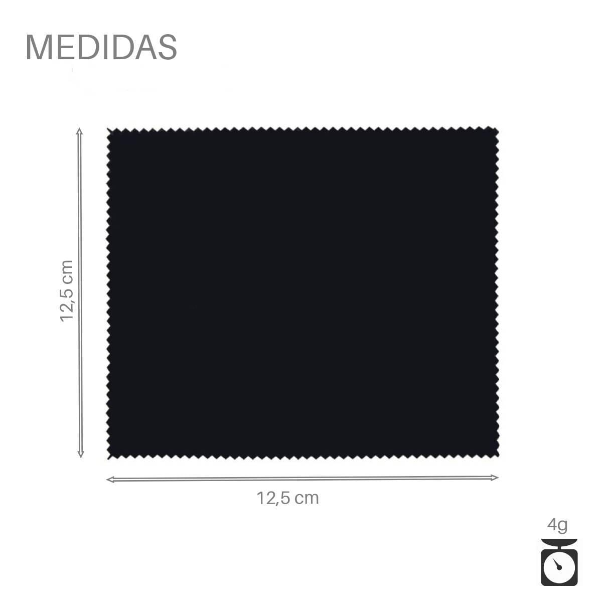 Miniatura Kit 50 Flanela De Higienizar Armação Óculos Ótica
