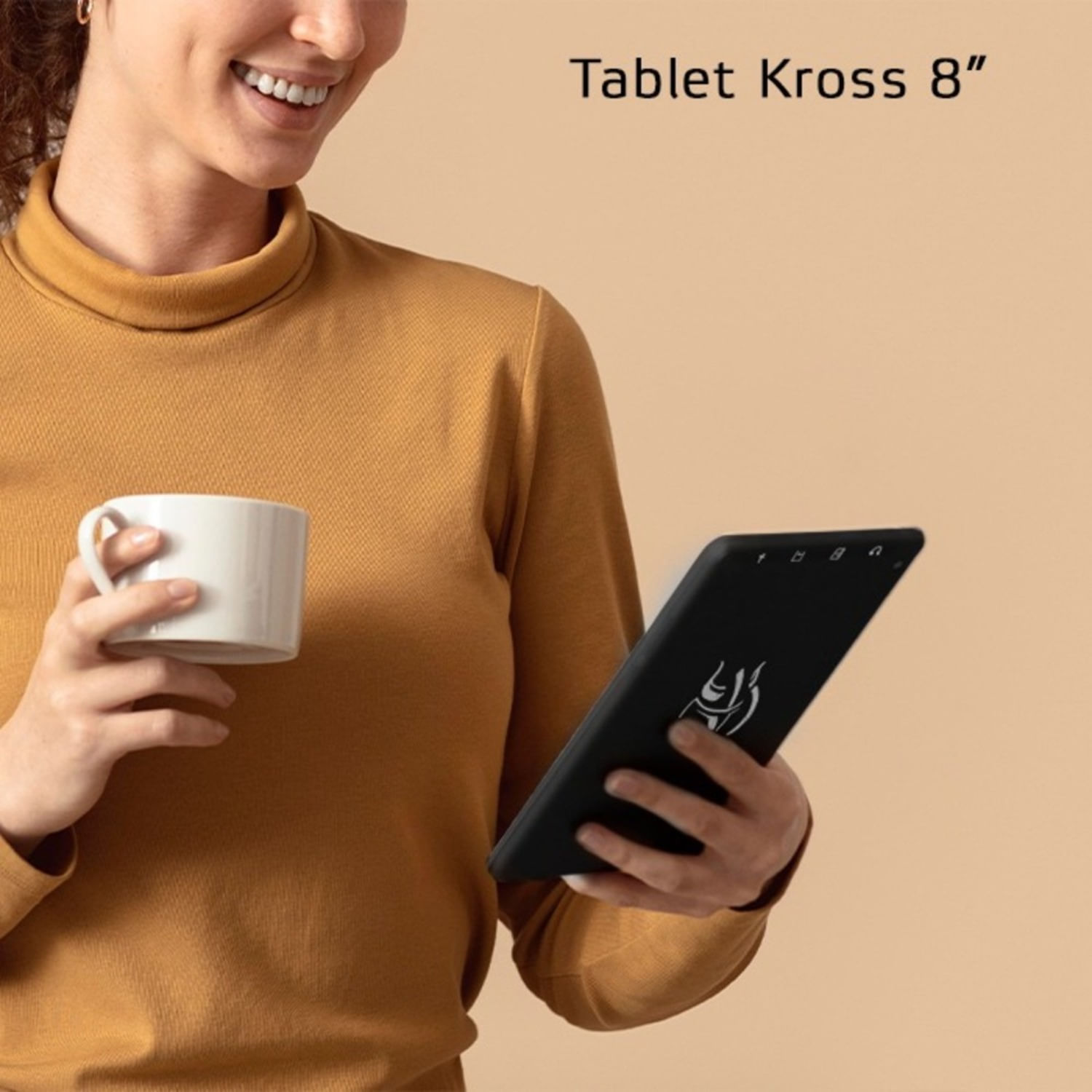Miniatura Tablet Kross 32GB 4G Tela 8" KETB816OF Preto