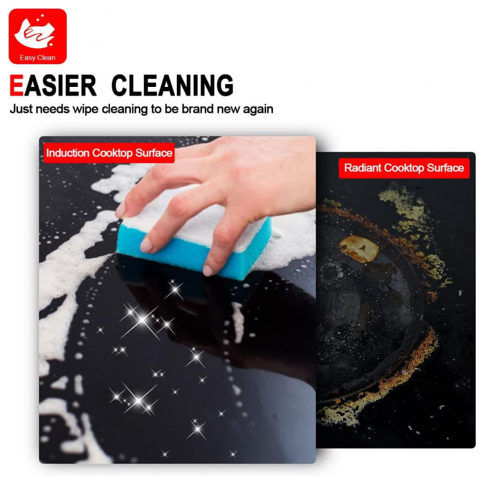 Miniatura Induction Cooktop 12 Inch, GASLAND Chef IH30BF 2 Burners Electric Induction Cooktop, Built in Induction Stovetop, 9 Power Levels, Sensor Touch 110v