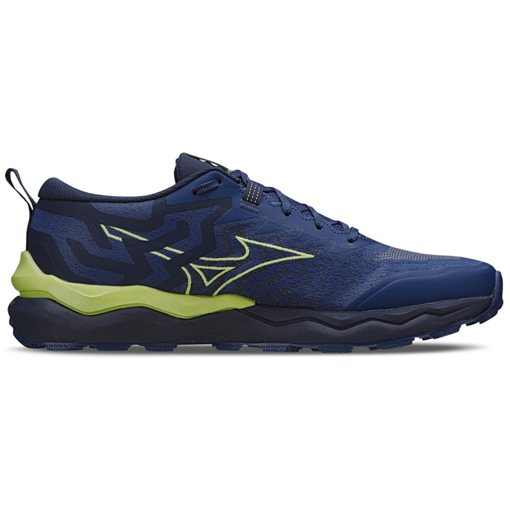 Miniatura Tênis de Trilha Masculino Mizuno Wave Daichi 8 39 Azul