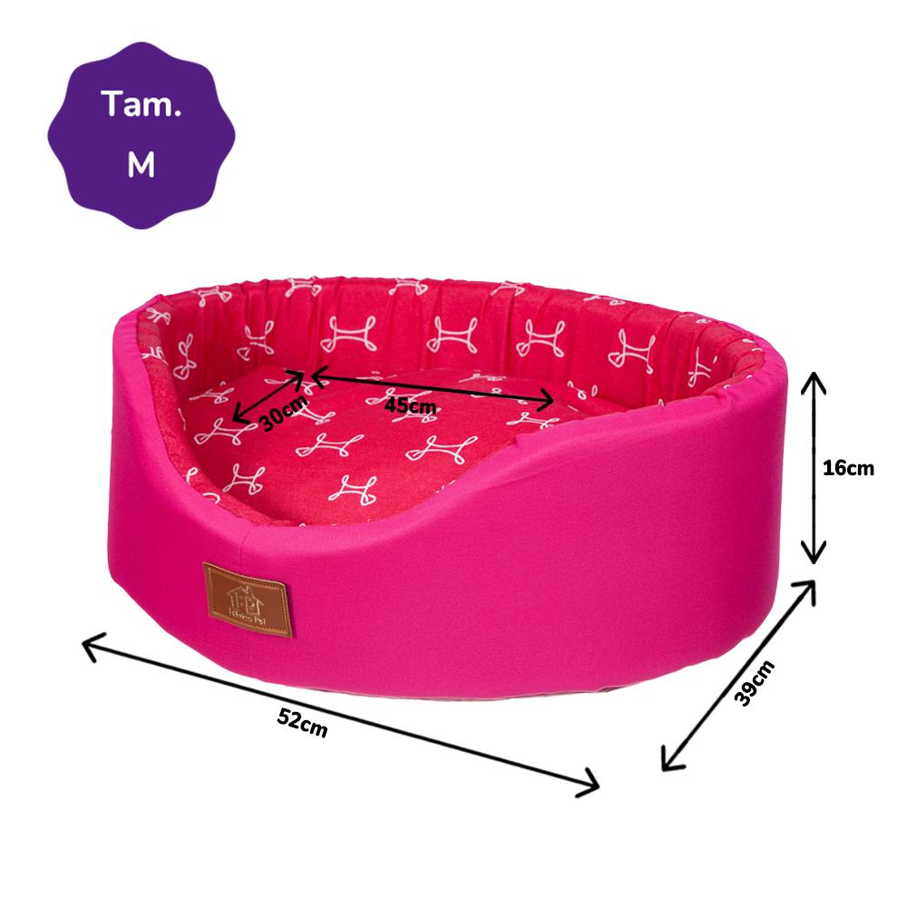 Cama Europa Paris Fábrica Pet Pink - Tam. M