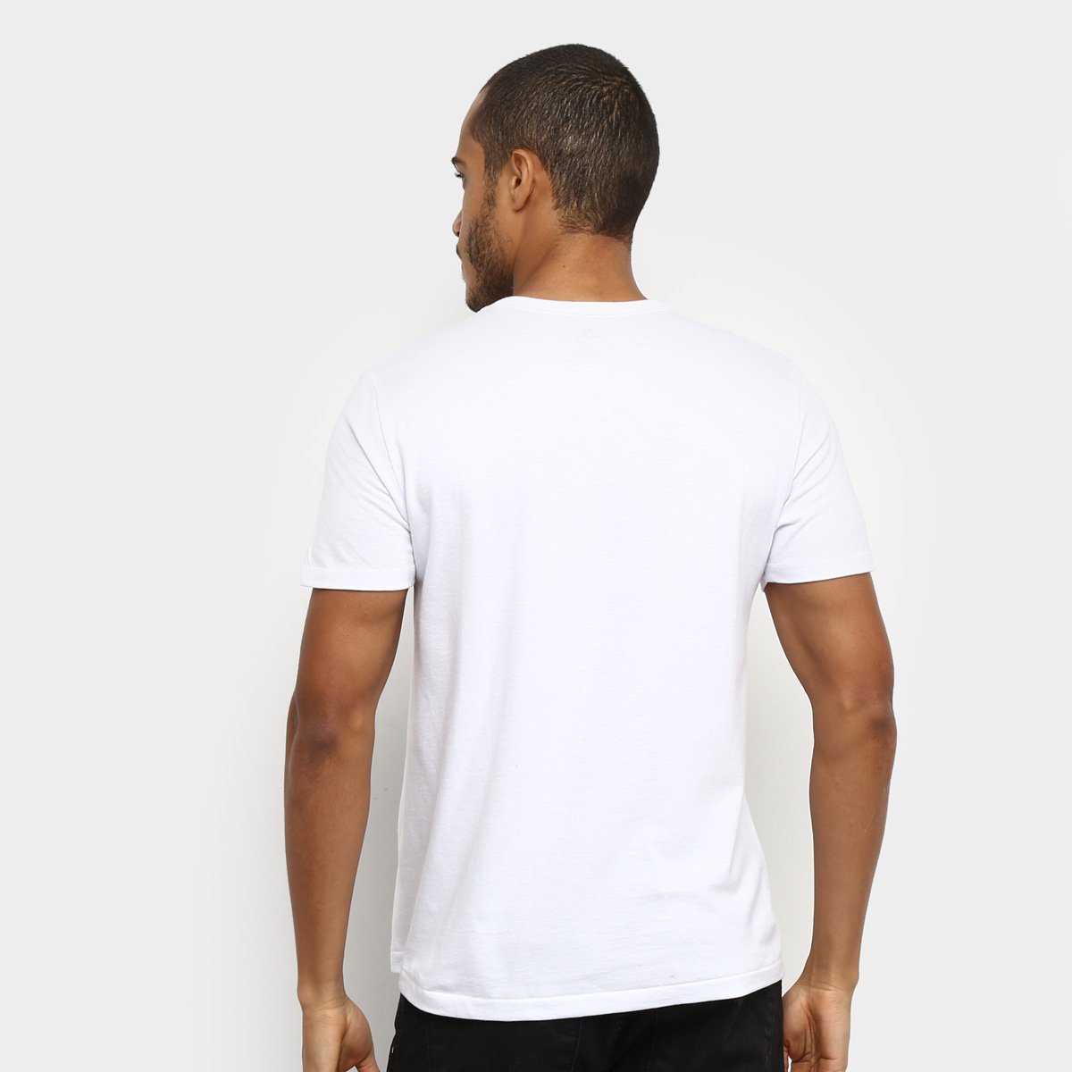 Miniatura Camiseta Hering Slim Básica Masculina Branco - G