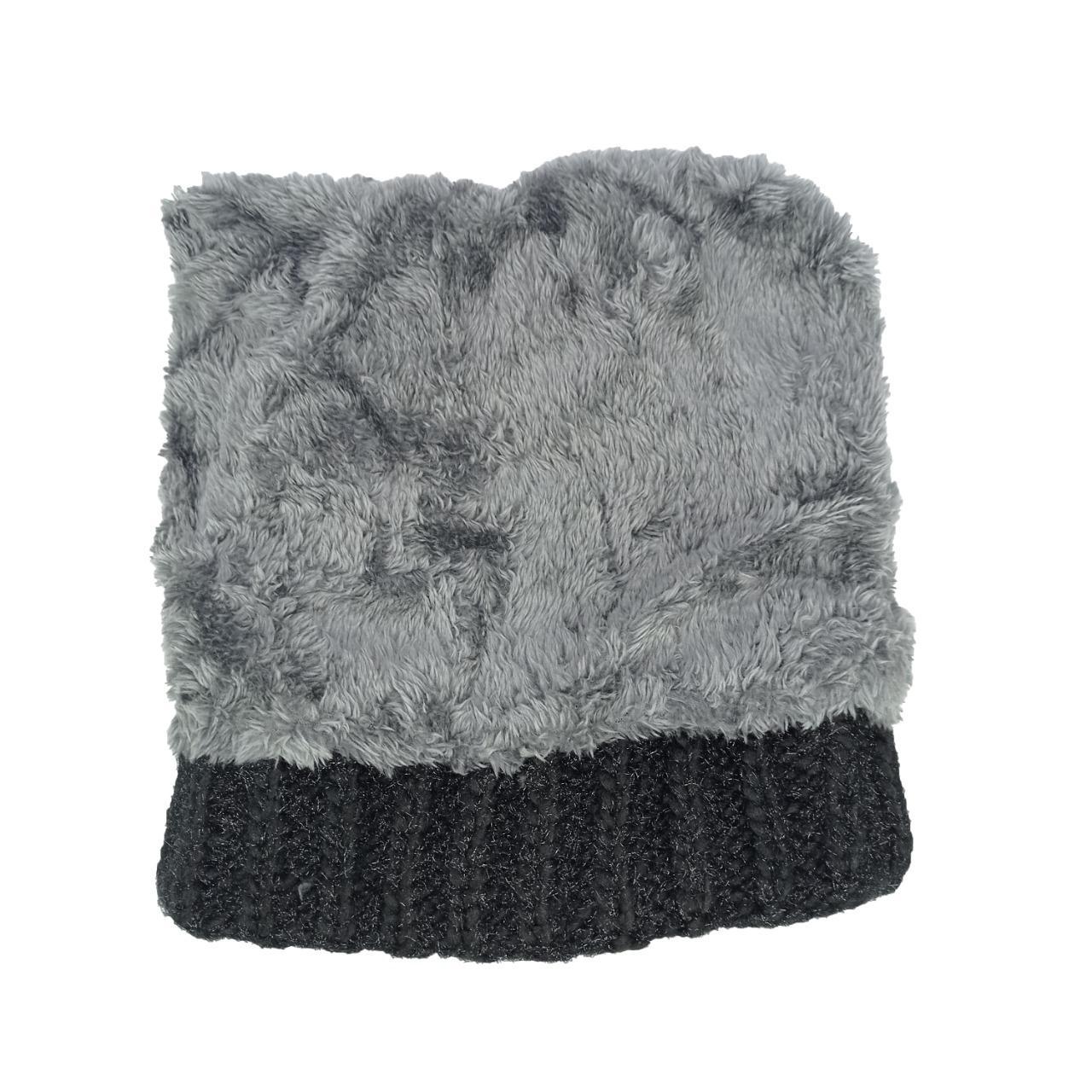 Miniatura Touca Feminina Forrada De Pelinho Gorro De Inverno Rose