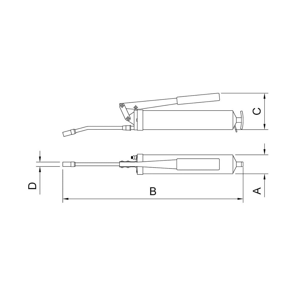 Miniatura Bomba de Graxa Manual 400 cm³ 44048001 TRAMONTINA