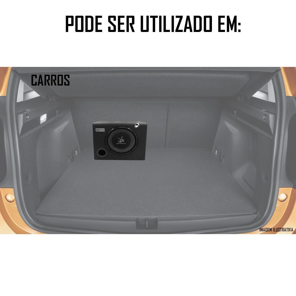 Miniatura Caixa Amplificada Automotiva Universal Cxs 200 Sub 8''