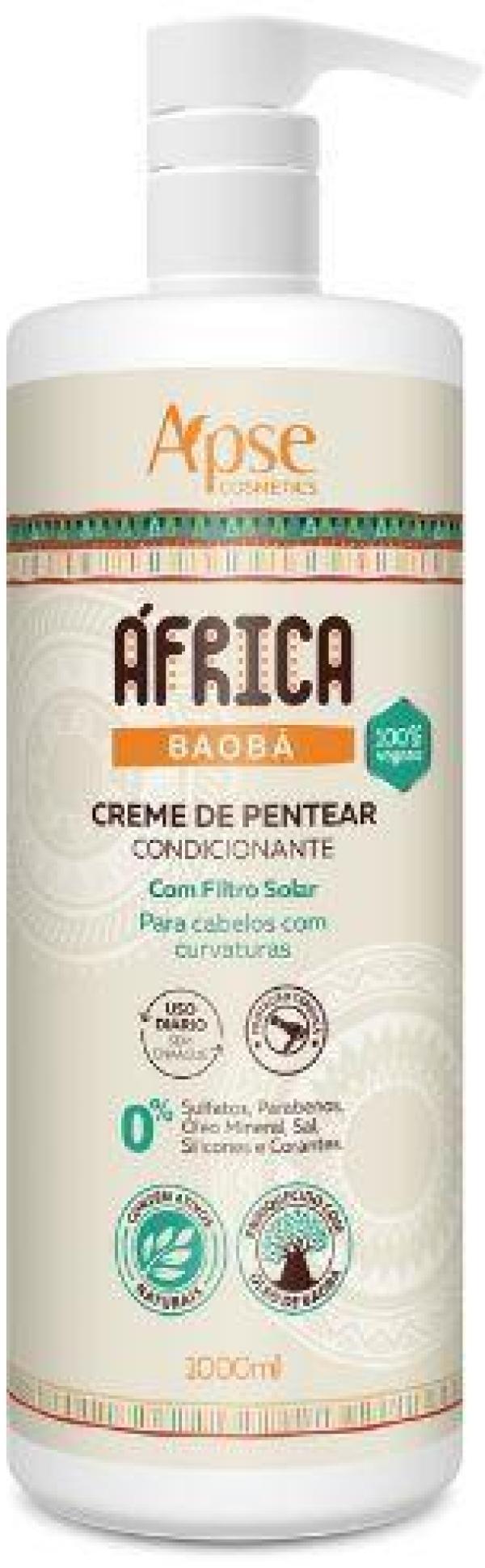 Miniatura Creme De Pentear África Baobá 1Lt - Apse