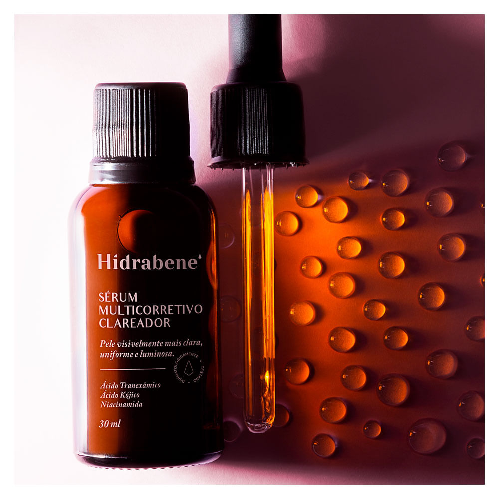 Miniatura Sérum Clareador Hidrabene – Sérum Multicorretivo Clareador 30ml