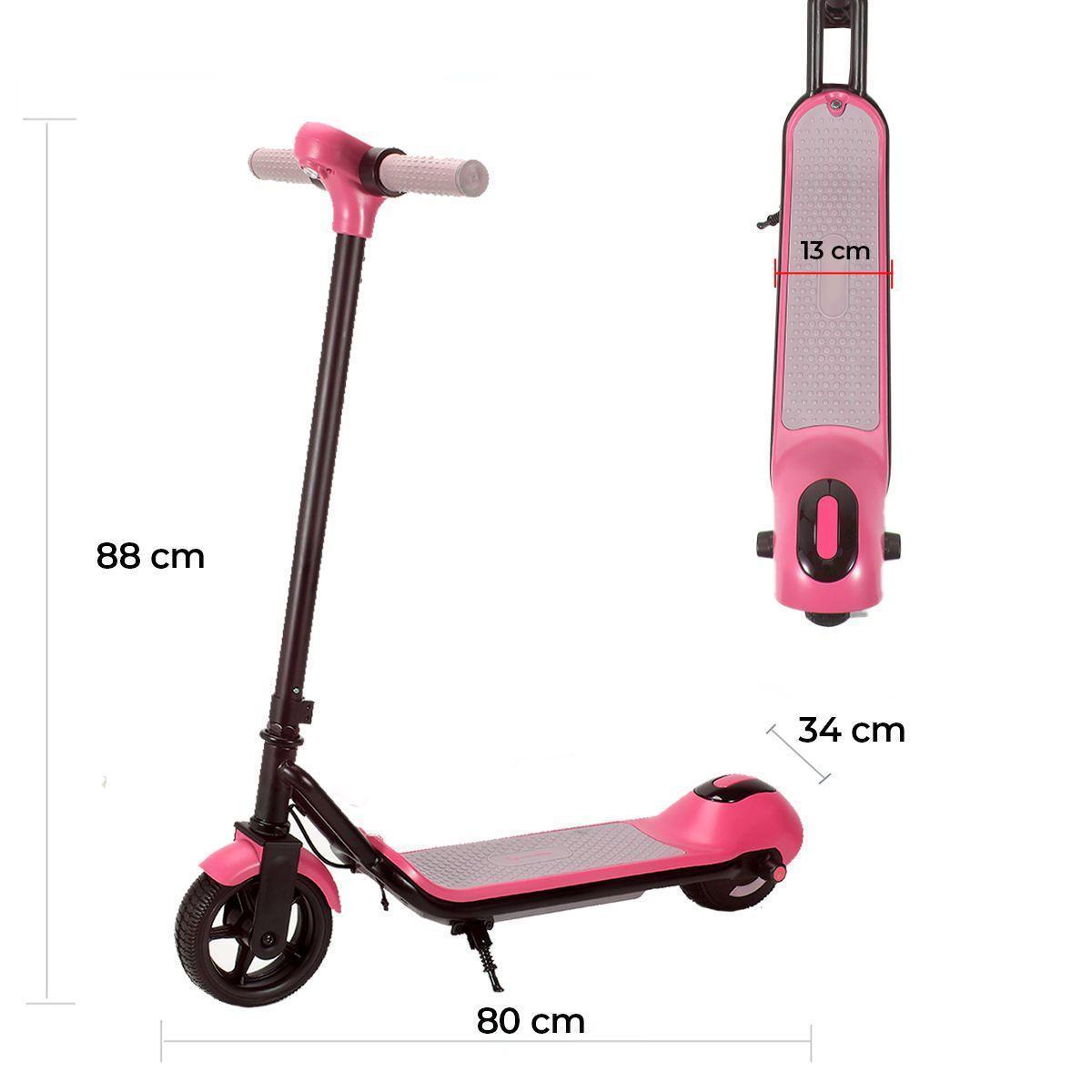 Miniatura Patinete Elétrico Infantil Portátil Bluetooth Led Brinovar