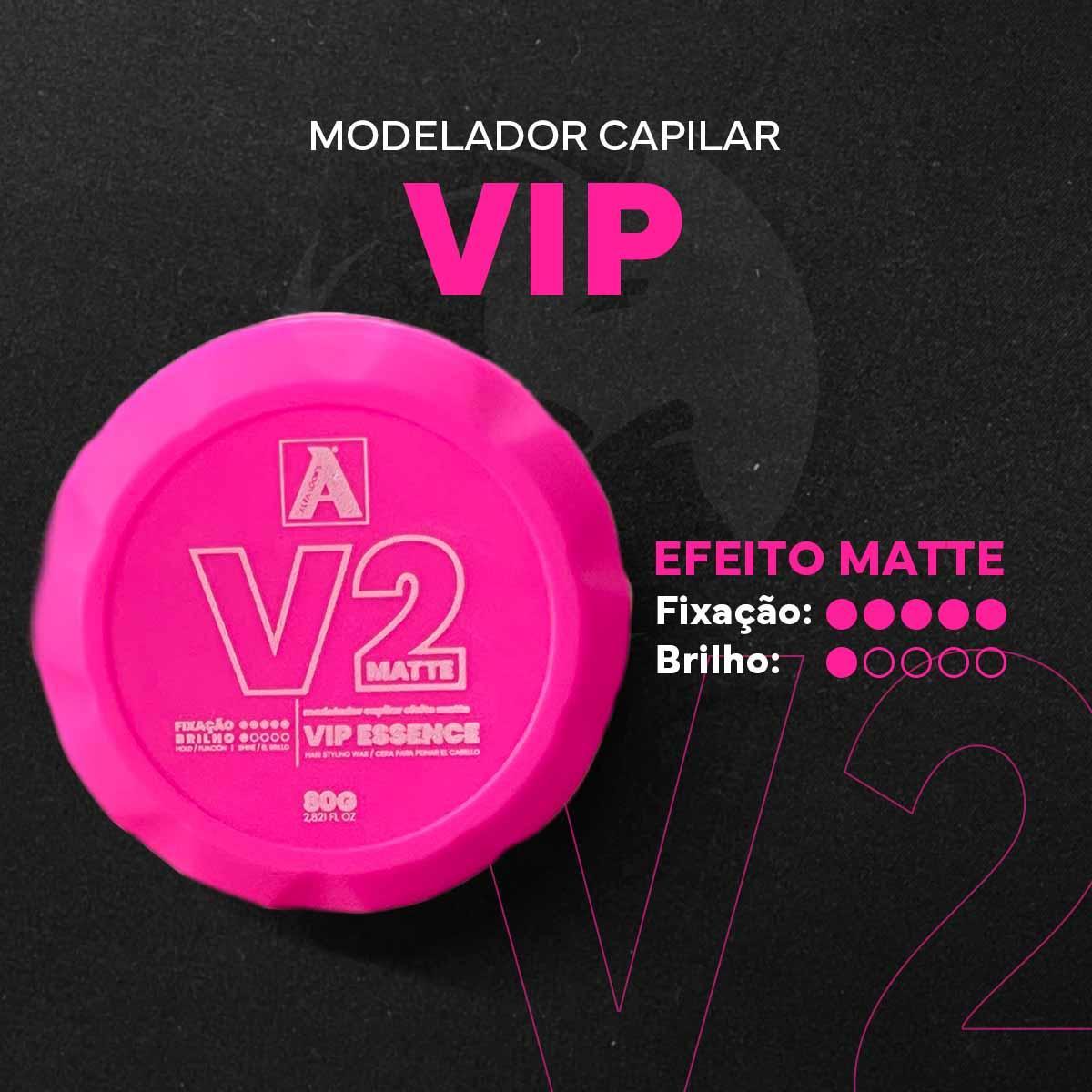 Pasta Para Cabelo Matte Vip Essence V2 80G Alfa Look'S