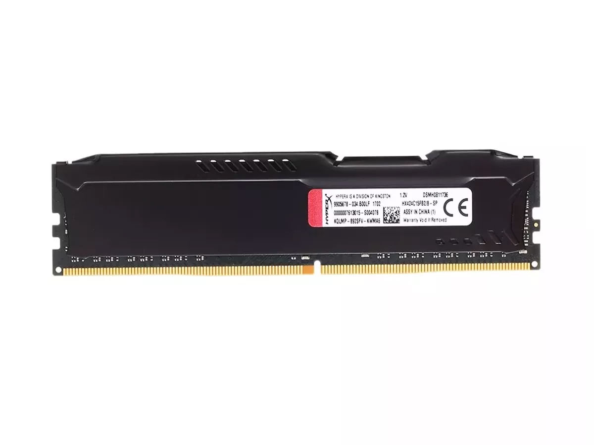 Memória Hyperx Fury Ddr4 8Gb 2400Mhz Preta