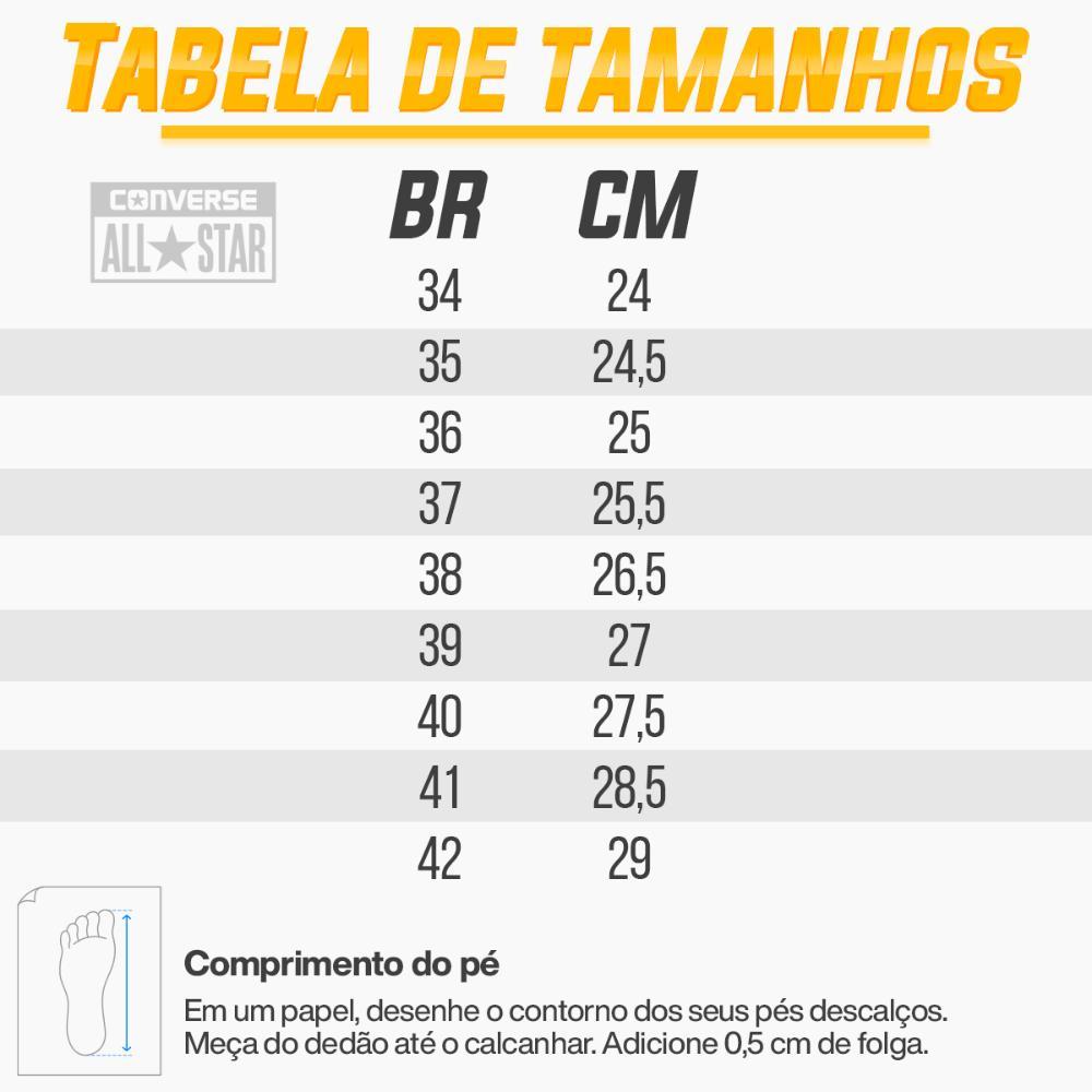 Miniatura Tênis Converse Chuck Taylor All Star Monochrome Unissex + 3 Pares de Meias Preto / Preto - 43