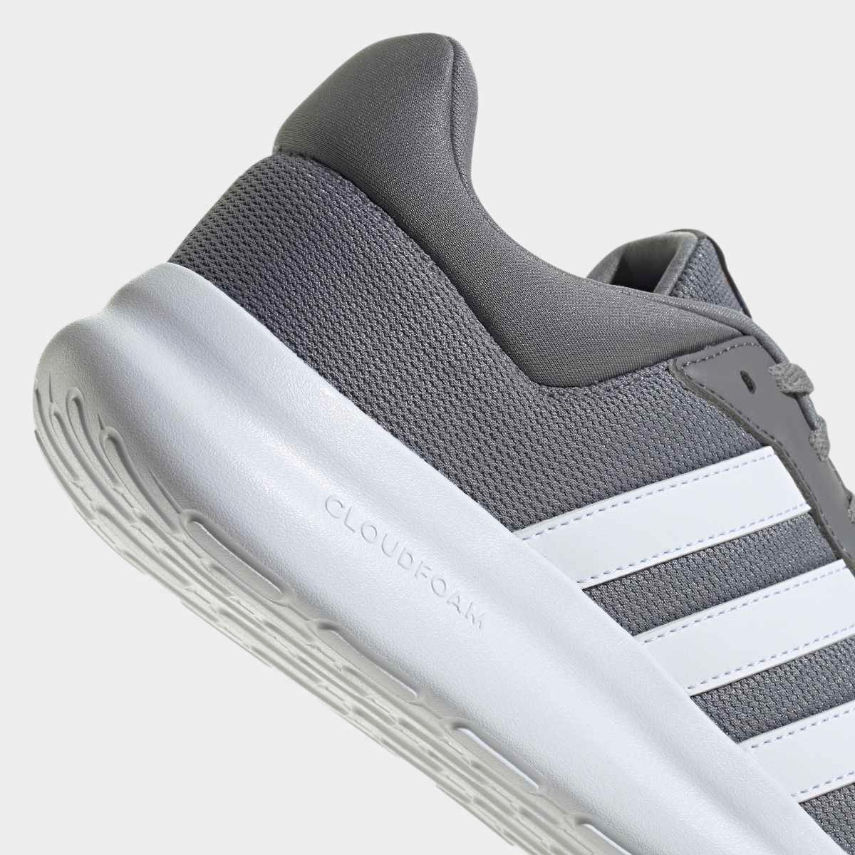 Tênis Adidas Lite Racer Masculino Cinza+Branco - 38