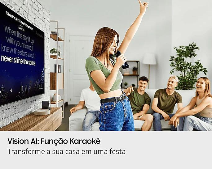 Smart TV Samsung 55" Vision AI TV QLED 4K 2025 QN55Q7FAAGXZD Bivolt