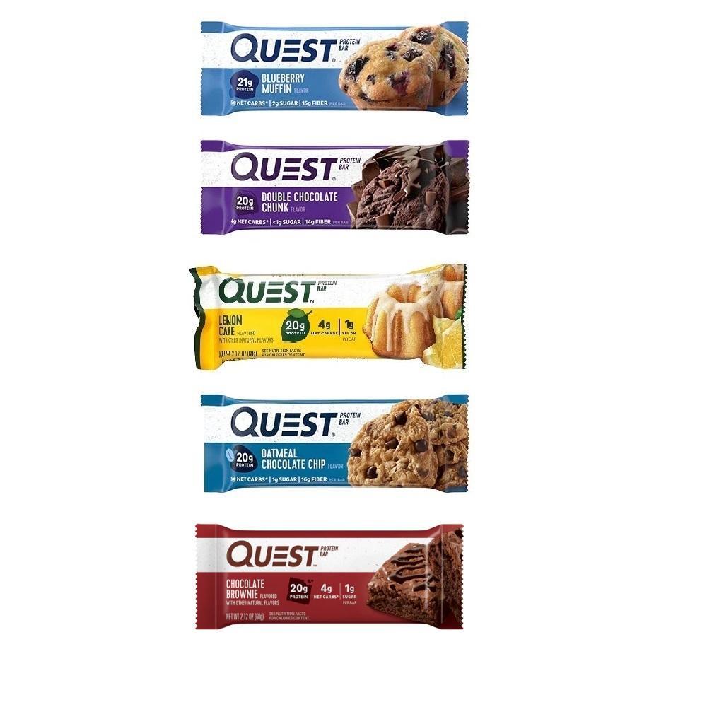 Miniatura Barra De Proteína Quest Bar Cx 12 Unid Sortidas Sua Escolha