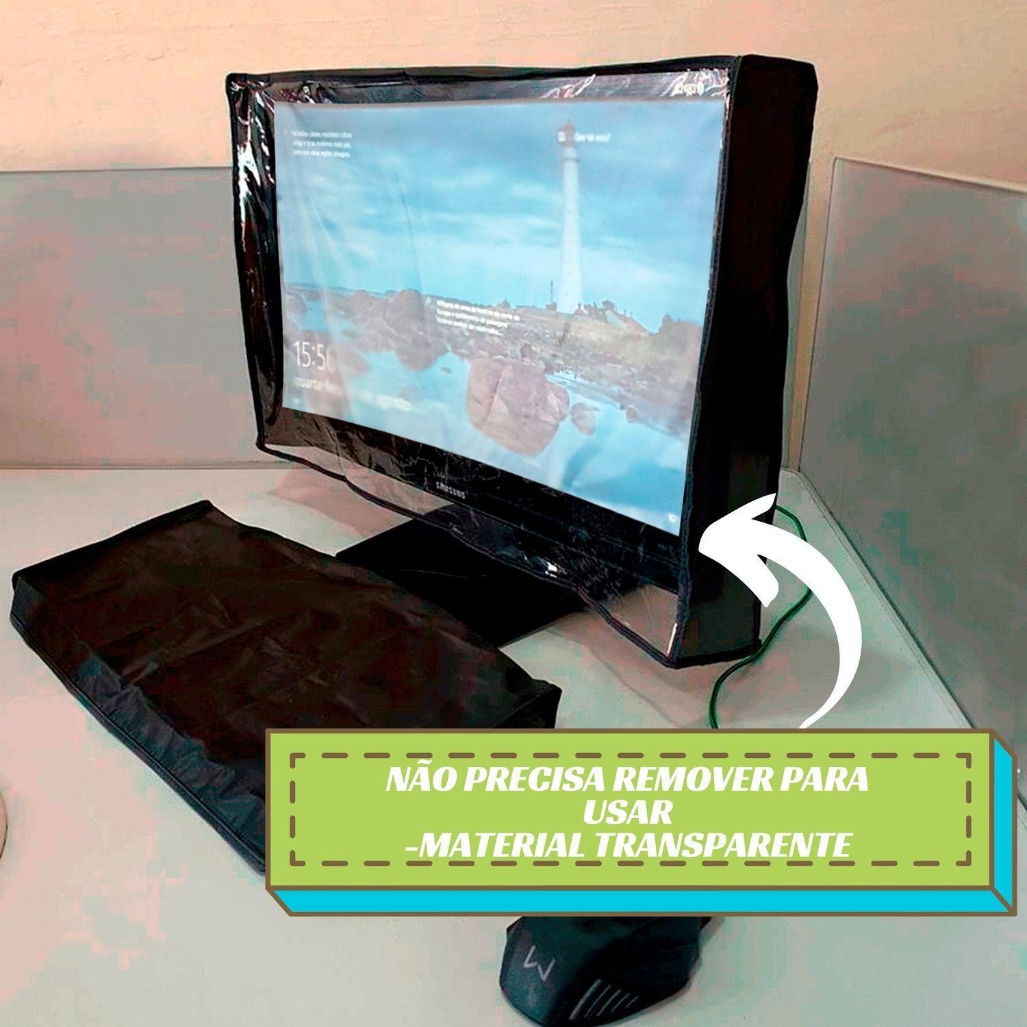 Miniatura Capa Transparente Teclado Computador Resistente Líquidos