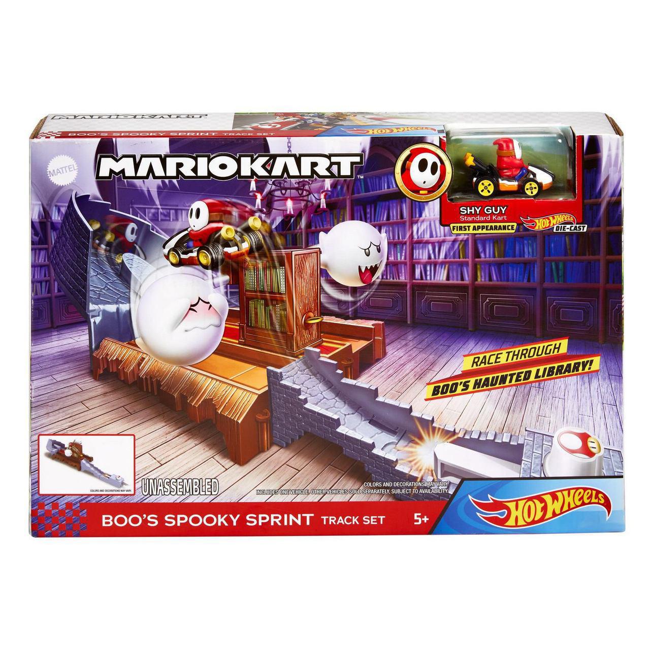Miniatura Pista Hot Wheels Mario Kart Boo Shy Guy - Mattel Gcp26