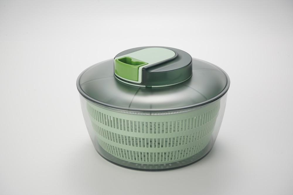 Centrífuga De Salada Seca Verdura Manual Cozinha A Corda 4Lt