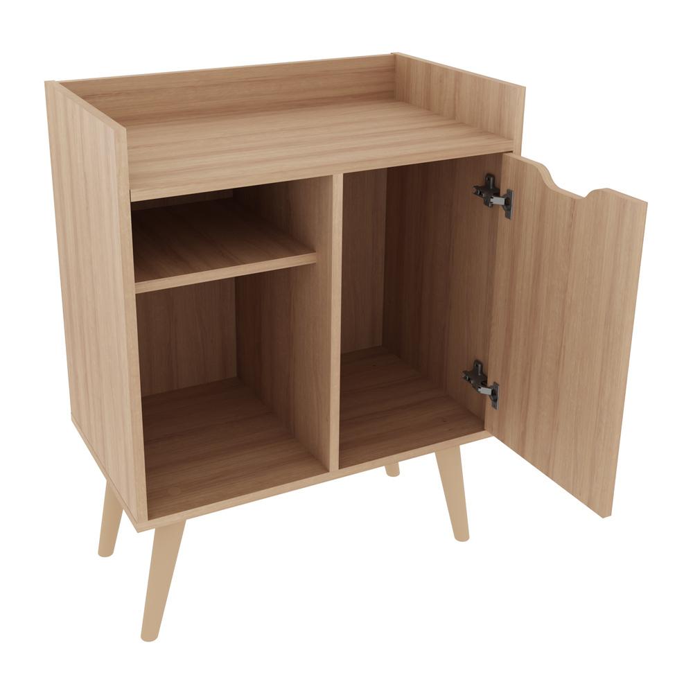 Miniatura Adega Bar 60cm com 1 Porta Multimóveis CR50064 Amêndoa