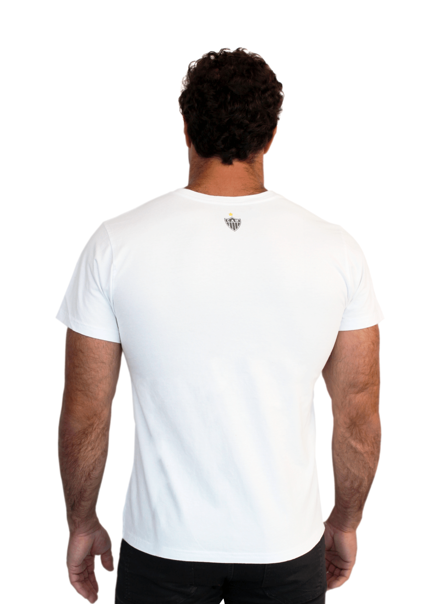 Miniatura Camiseta Atlético Galo Forte Masculina - Branca EGG
