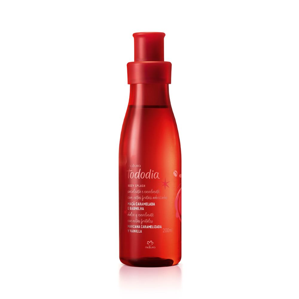 Miniatura Body Splash Natura Tododia Maçã Caramelada e Baunilha 200 ml