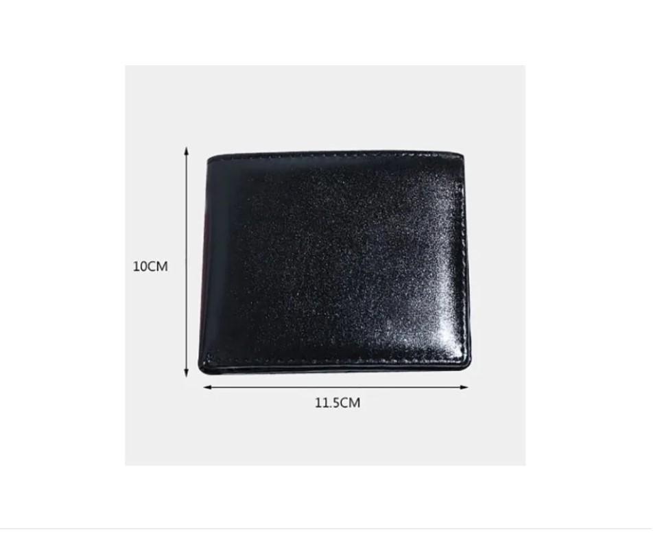 Miniatura Carteira Masculina Fina Super Elegante Couro Sintético