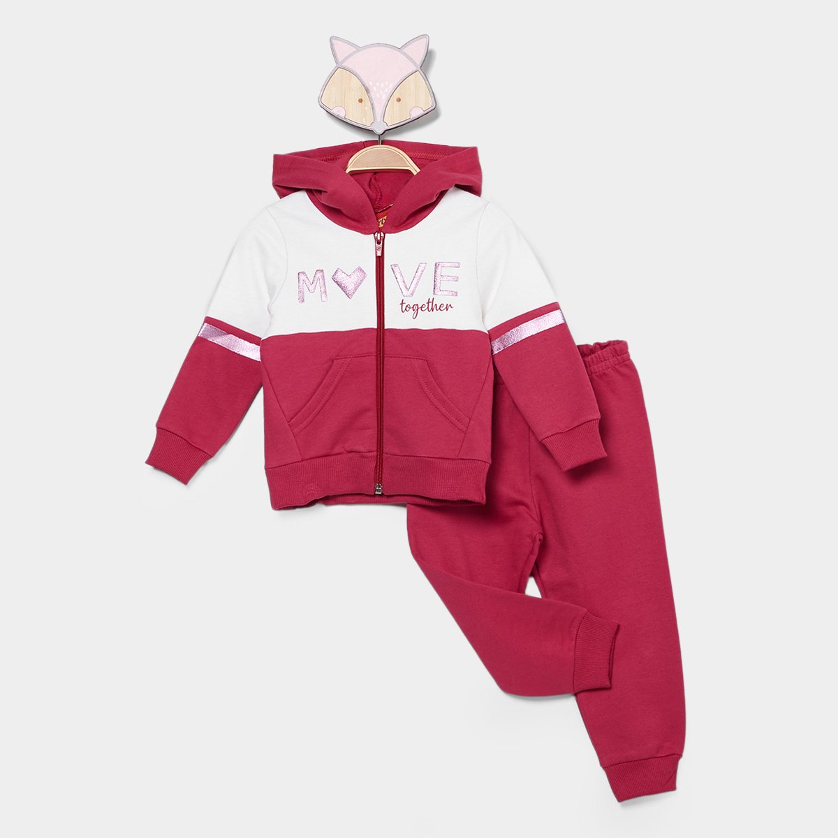 Miniatura Conjunto Infantil Kyly Menina Vermelho - 1A