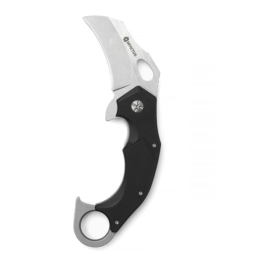 Miniatura Canivete Tático Invictus Karambit Anubis Preto