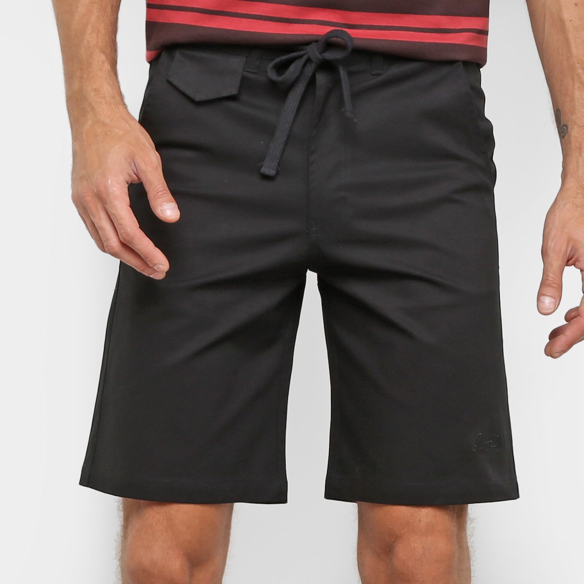 Miniatura Bermuda Grizzly Refuge Chino Masculina Preto - EGG