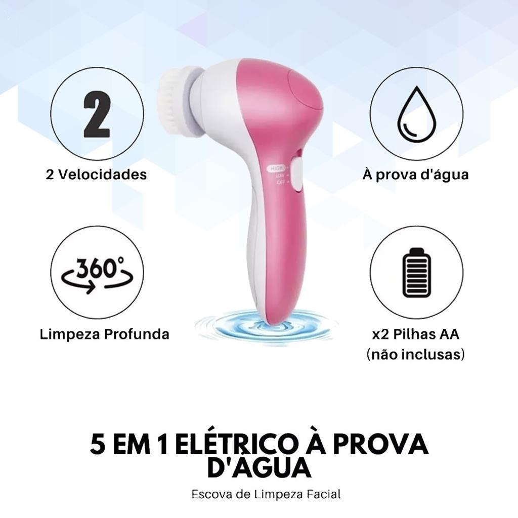 Miniatura Escova Limpeza De Pele Facial Corporal Aparelho Portátil Top