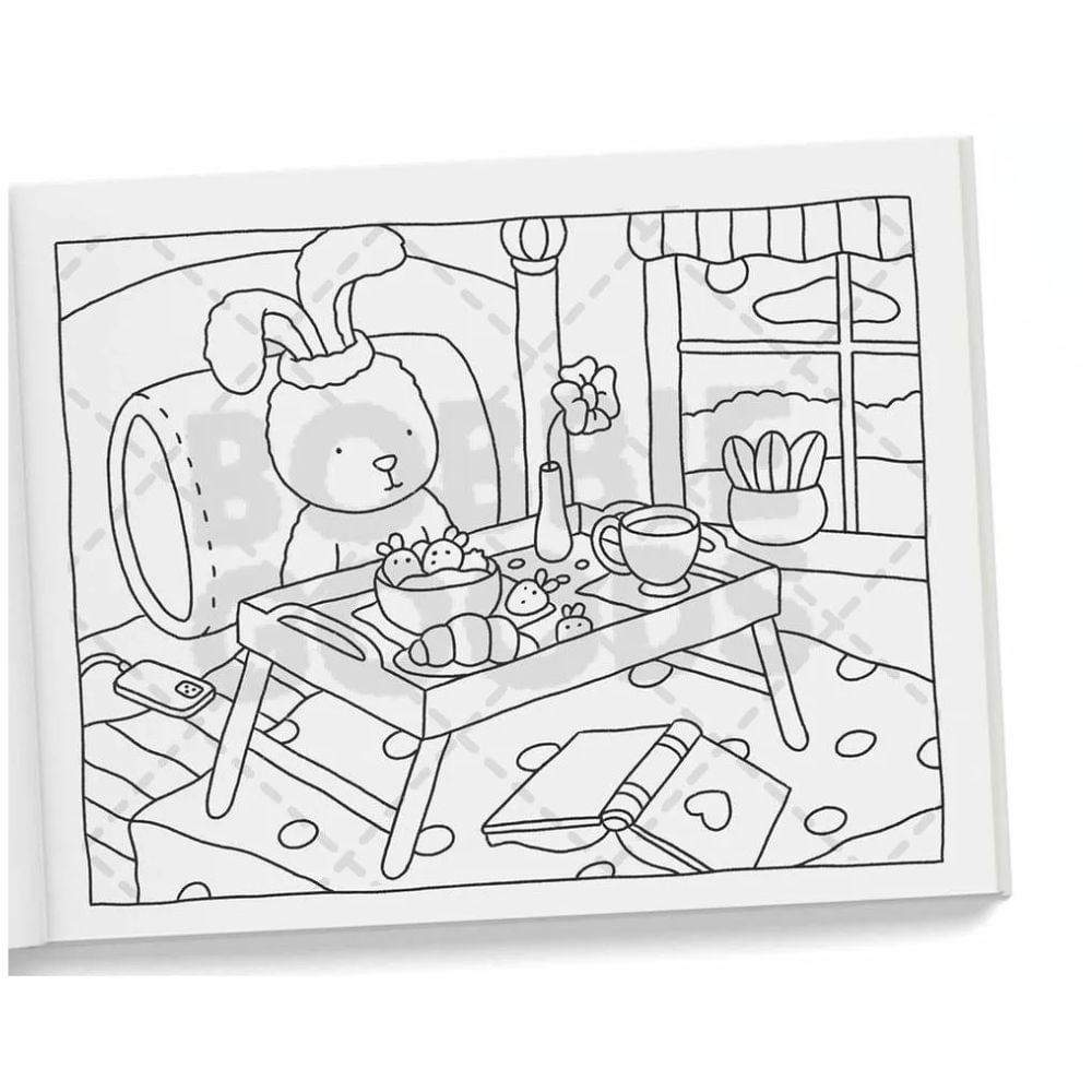 Miniatura Livro Dias Quentes Bobbie Goods para Colorir
