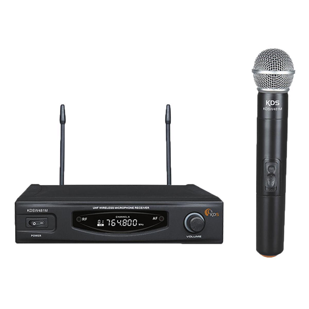 Miniatura Microfone Sem Fio Kadosh Kdsw 481 M