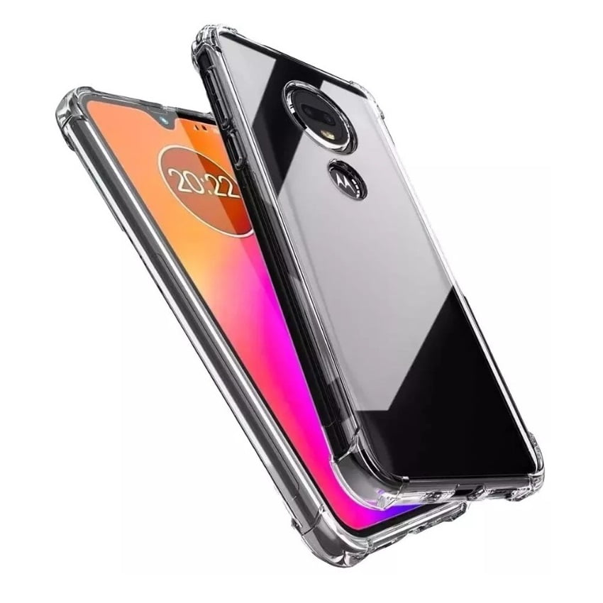 Miniatura Capinha Silicone Moto G7 G7 Plus Anti Impacto Transparente