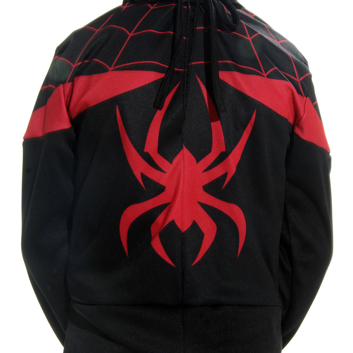 Miniatura Fantasia Infantil Homem Aranha Preto Miles Morales com Máscara - Marvel G