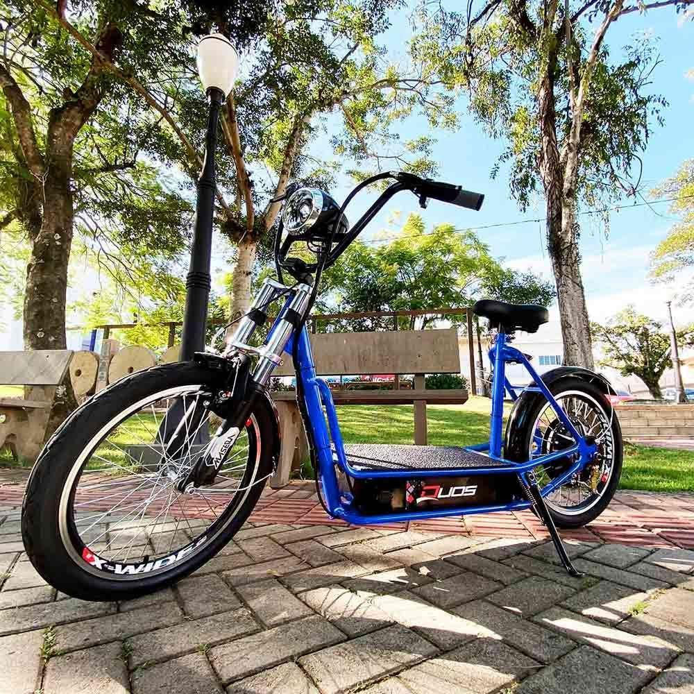 Miniatura Patinete Elétrico - Eko20 - 800W 48V 15Ah - Azul - Duos Bike