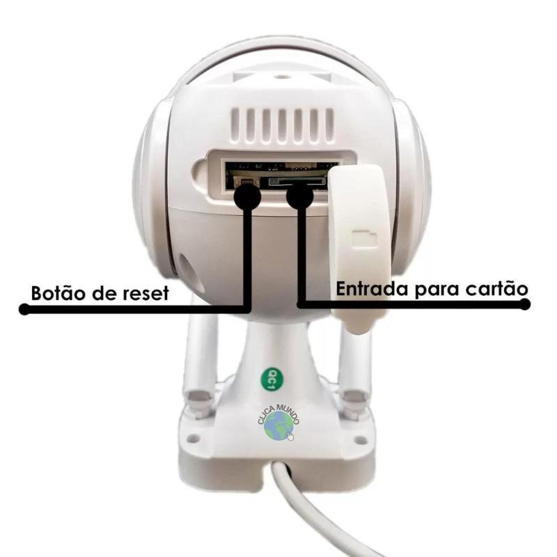 Kit 2 Wifi Ip Camera Ipc 360 Wireless Sem Fio A Prova Dágua