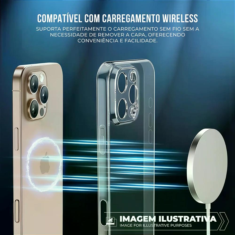 Miniatura Capa case capinha para iPhone 16E - Crystal Slim - NÃO AMARELA - Gshield