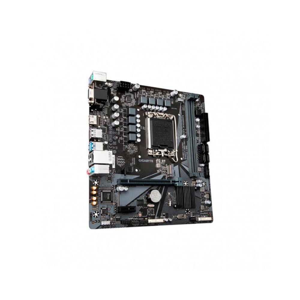 Miniatura Placa Mae I3/i5/i7 H610m H 12 Geração Gigabyte Preto E Cinza
