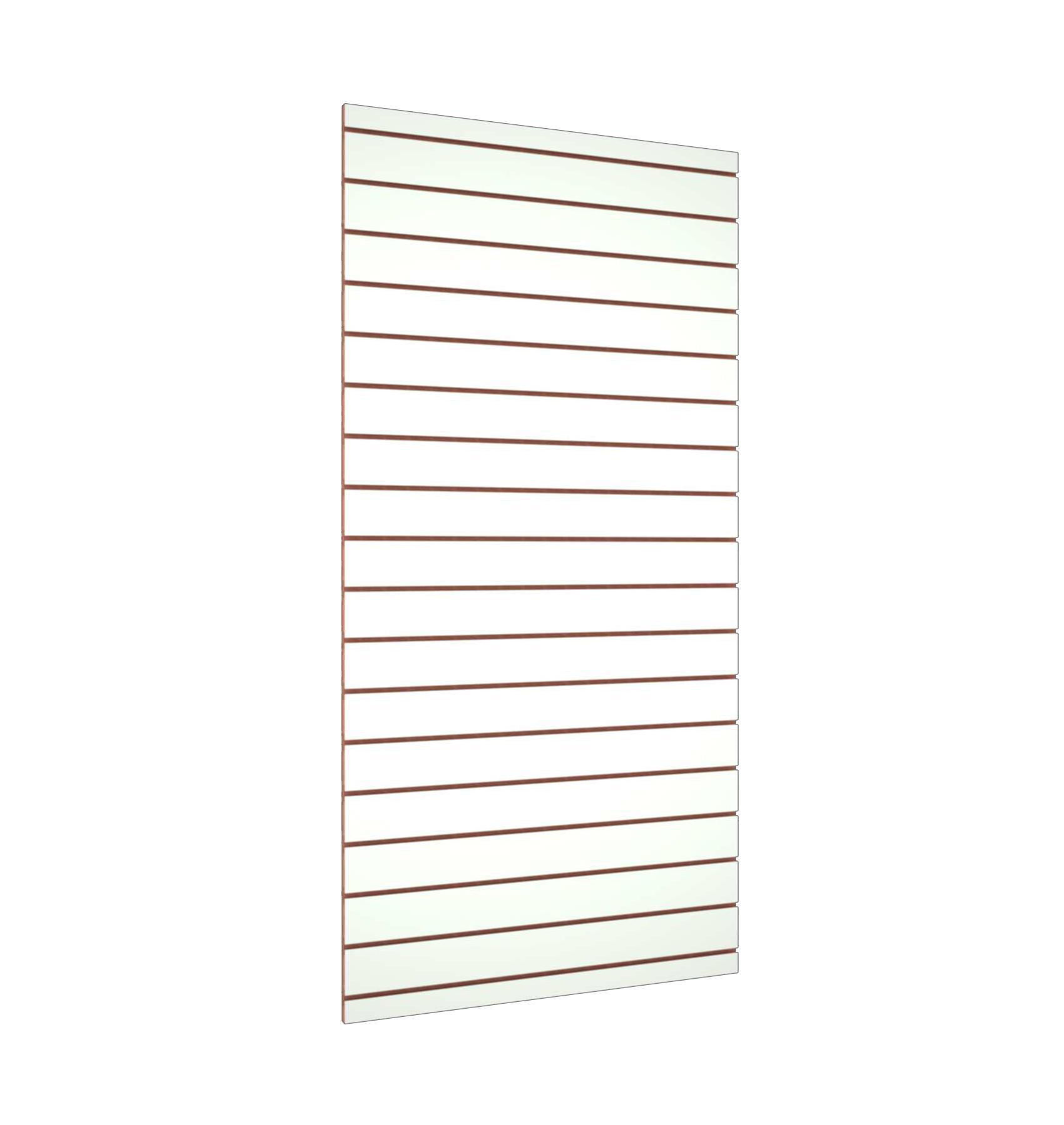 Miniatura Painel Canaletado Branco Mdf 18Mm 90Cmx180Cm