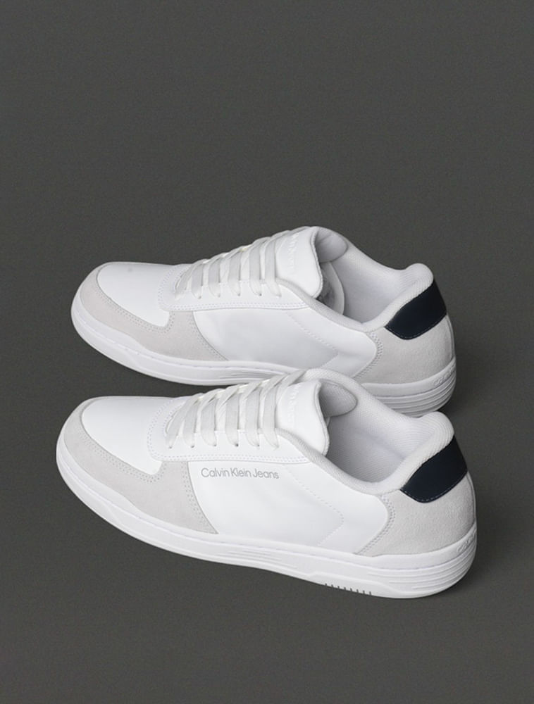 Miniatura Tênis Masculino Court Calvin Klein Jeans - Branco Tênis Masculino Court Calvin Klein Jeans Branco 38