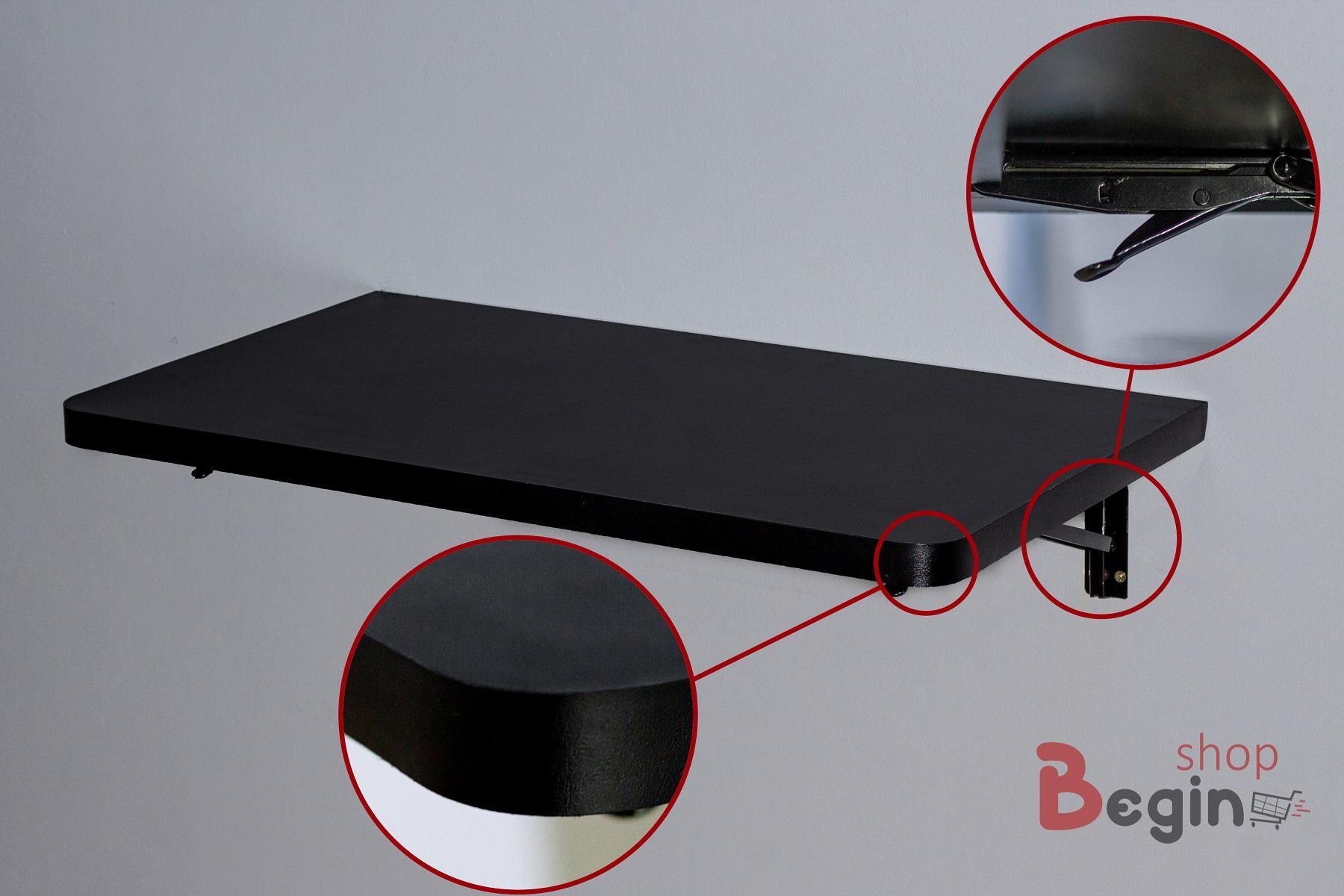 Mesa Dobrável Bancada De Estudos Suspensa Em 80X40X1,5 Cm