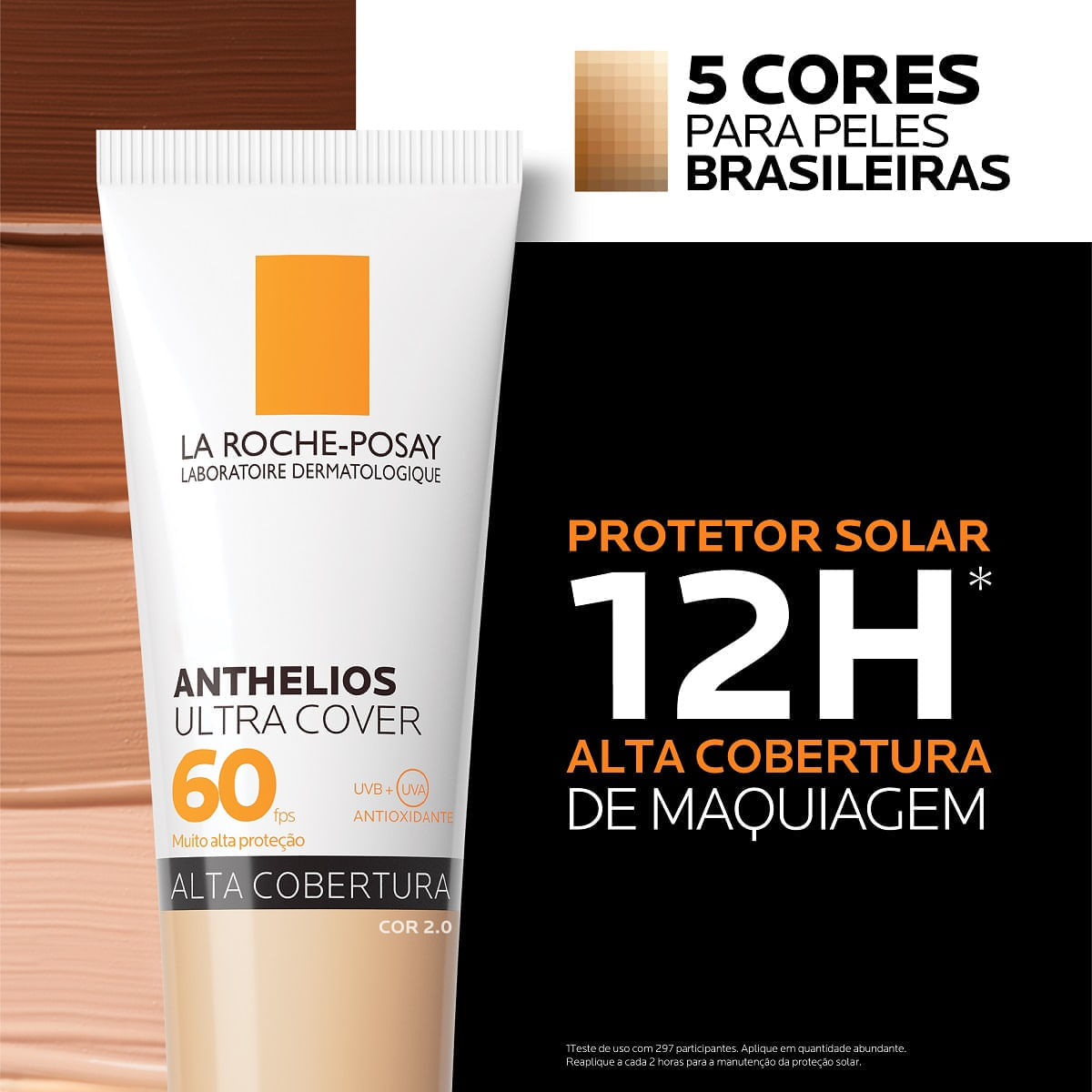 Protetor Solar Anthelios Airlicium Ultra Cover FPS60 Cor 2.0 30g Anthelios Airlicium 30g Fps 60 Cor 2.0