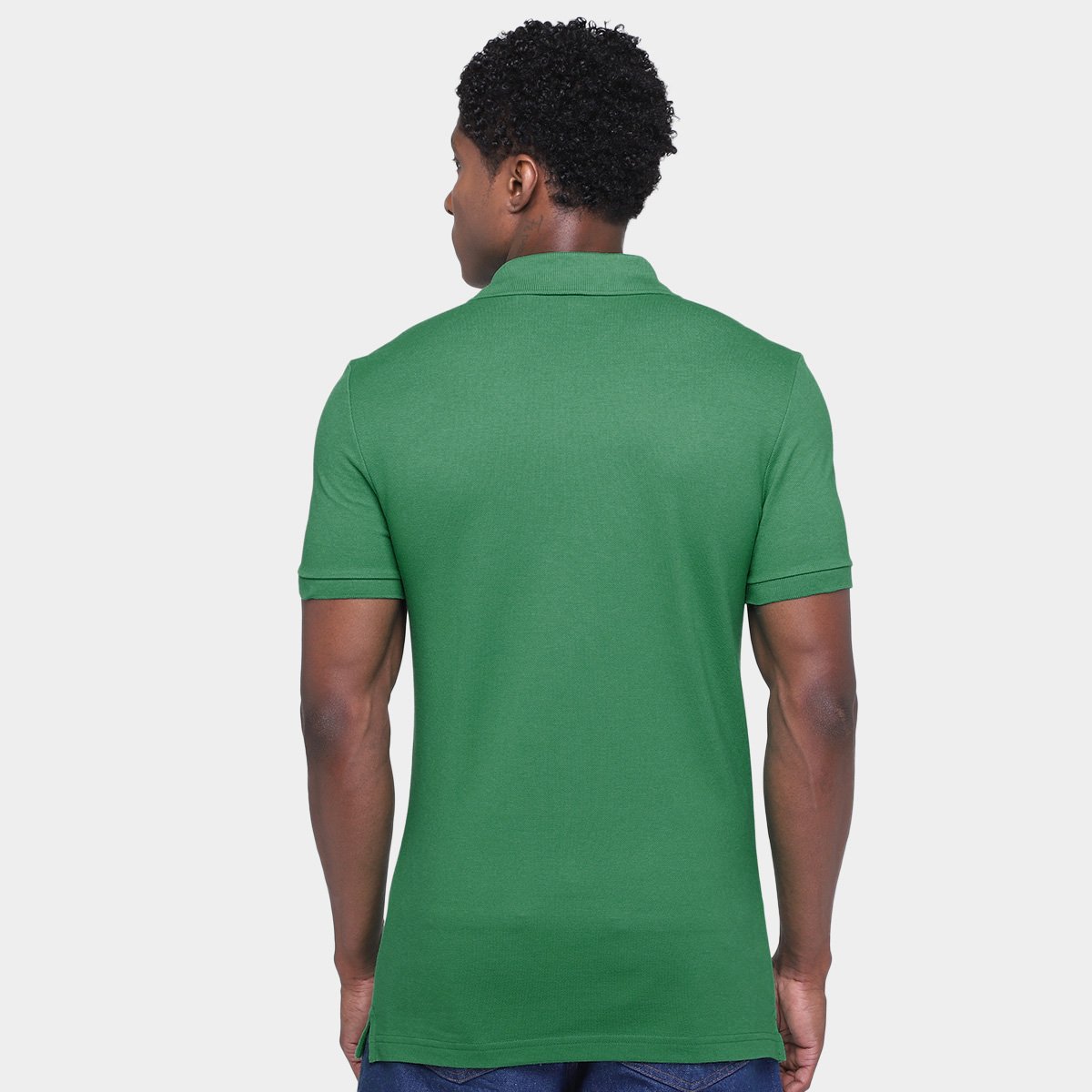 Miniatura Camisa Polo Lacoste Casual Masculina Verde claro - G