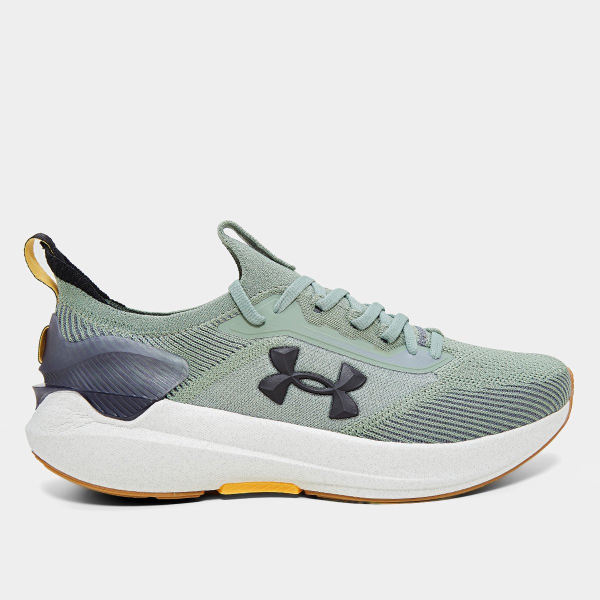 Miniatura Tênis Under Armour Ch.Hit Se Masculino Verde+laranja - 34