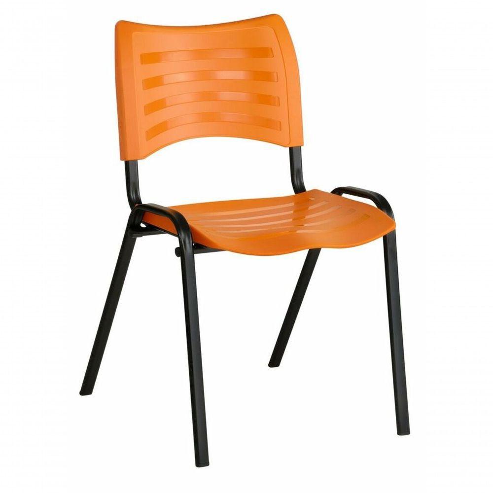 Miniatura Cadeira Empilhável Iso Linha Polipropileno Iso Laranja