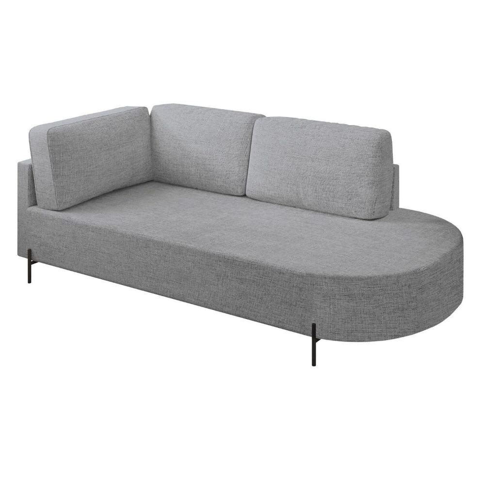 Sofá Living Orgânico 2 Lugares 165cm Norten Cinza