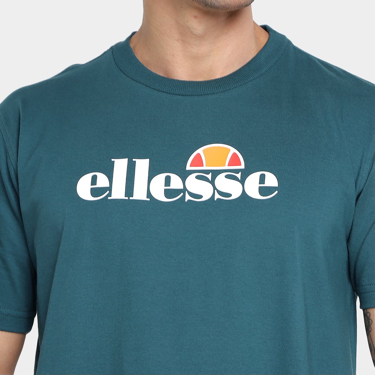 Miniatura Camiseta Ellesse Basic Logo Masculina Verde - G