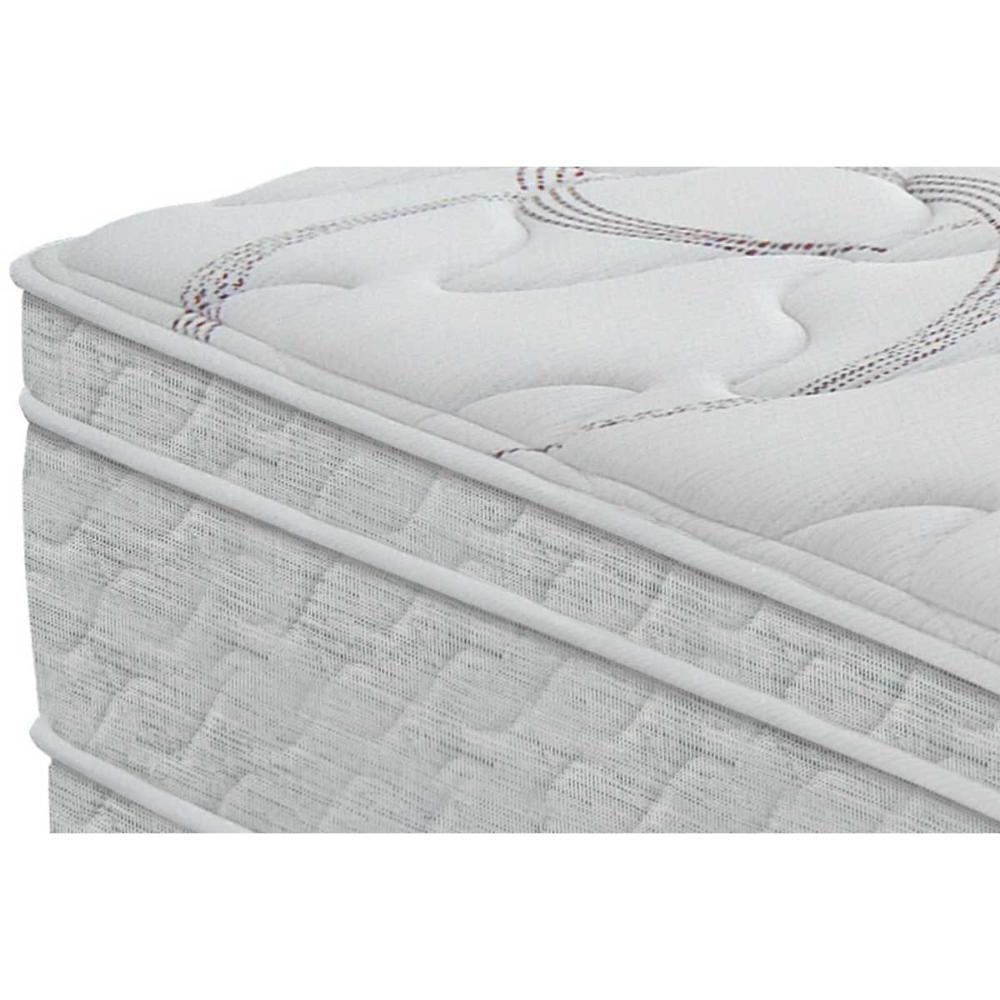 Miniatura Cama Box Queen: Colchão Molas Pocket Ensacadas Castor Sr Victory + Base Crc Suede Cinza(158X198)